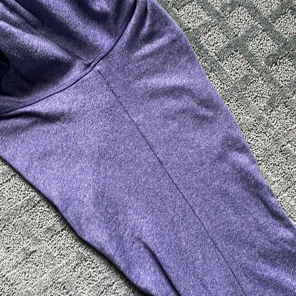 Adidas Climawarm women’s purple sweatpants large elastic bottoms - Picture 5 of 5